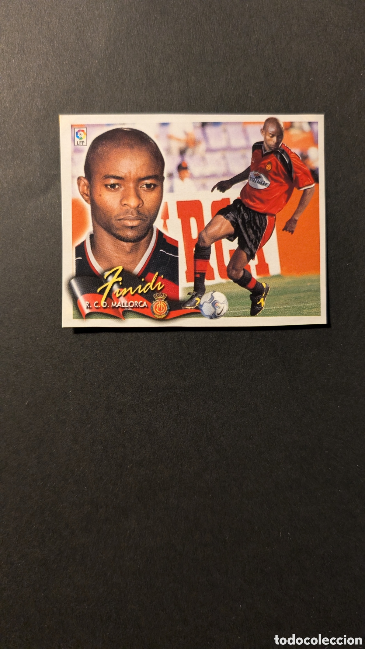 Cromos de F&uacute;tbol: FINIDI MALLORCA FICHAJE 33 LIGA ESTE 2000/01 00 01 RECORTADO