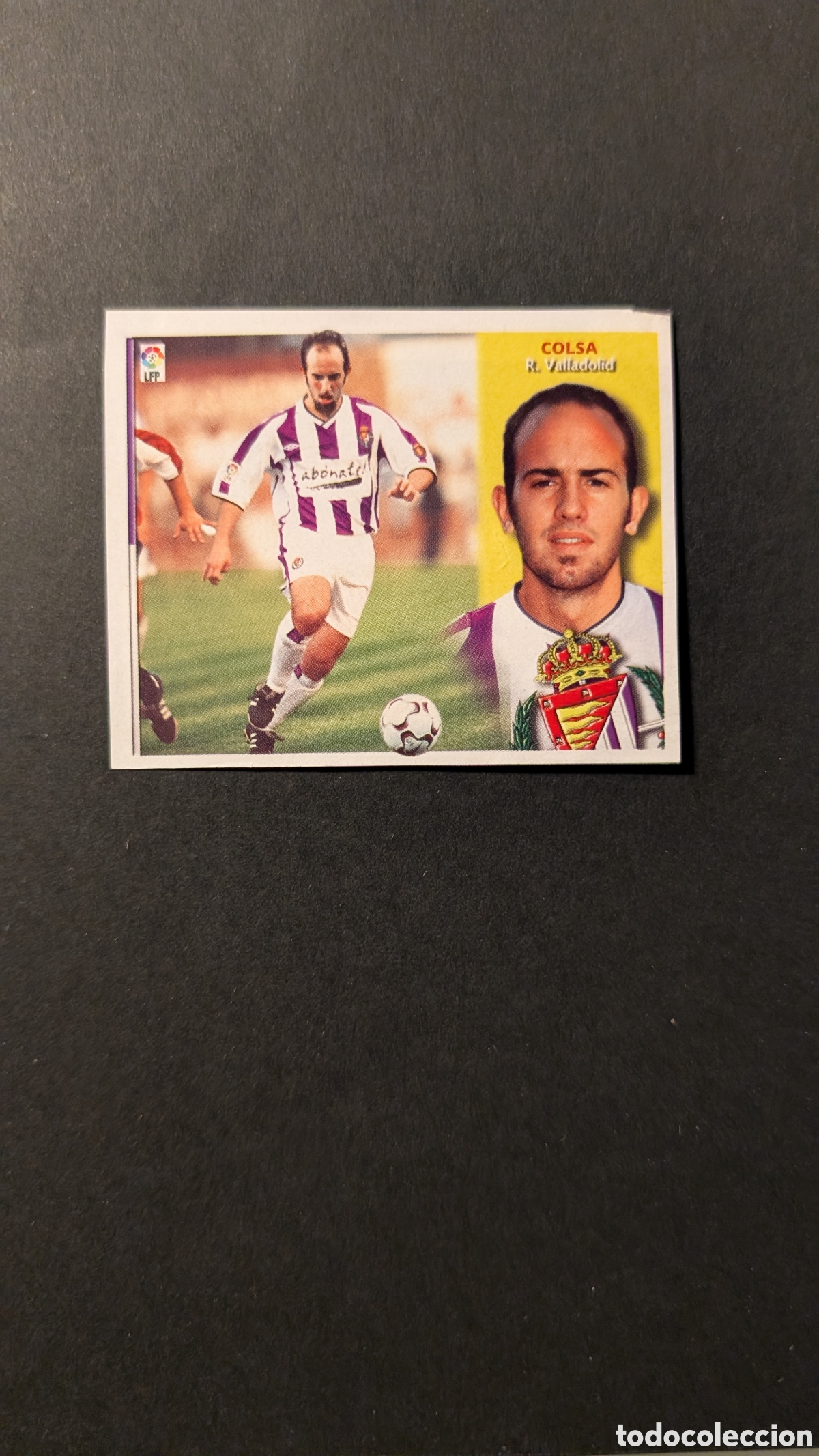 Fu&szlig;ball-Sticker: COLSA VALLADOLID COLOCA LIGA ESTE 2002/03 02 03 RECORTADO