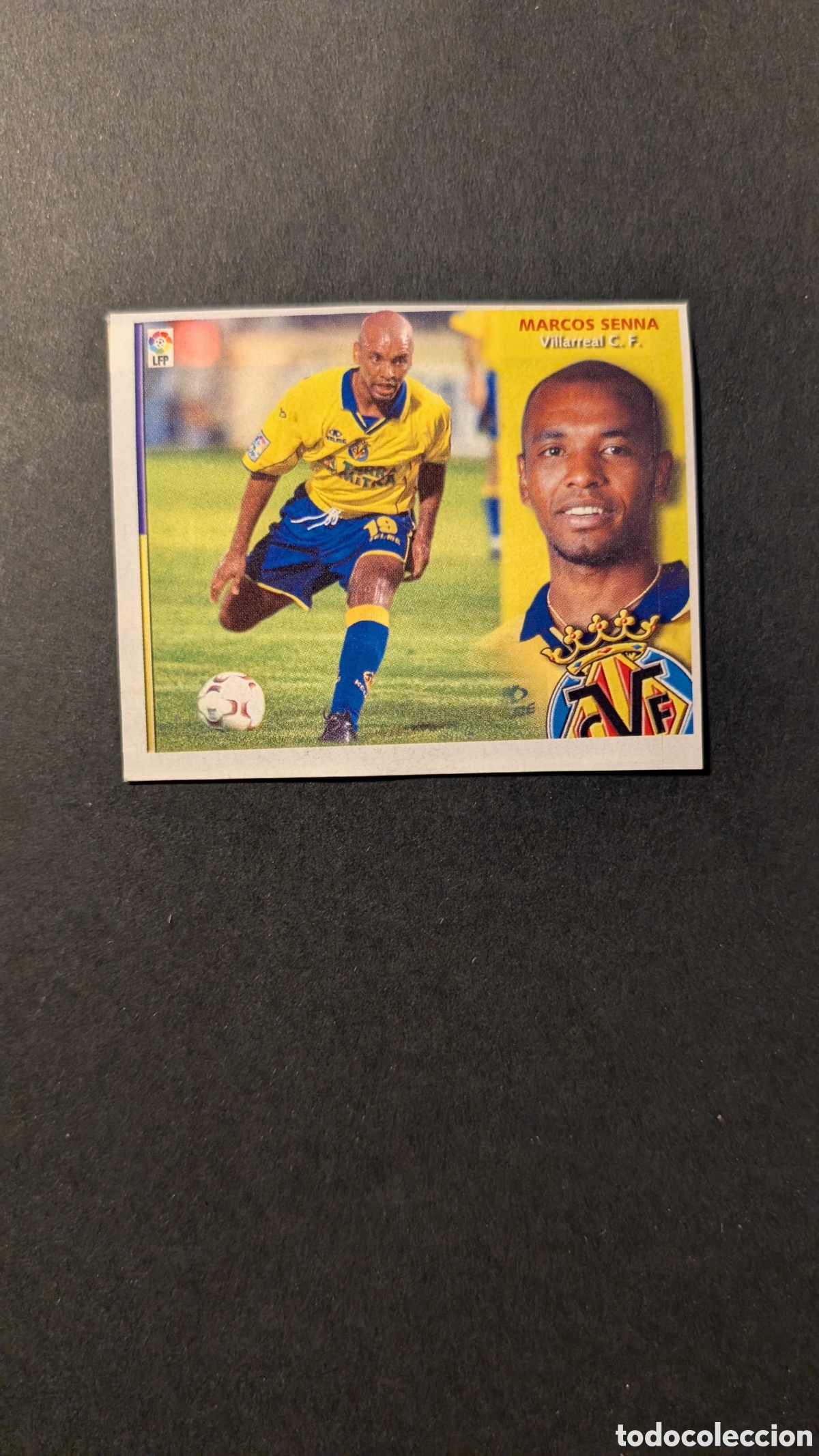 Fu&szlig;ball-Sticker: MARCOS SENNA VILLARREAL COLOCA LIGA ESTE 2002/03 02 03 RECORTADO