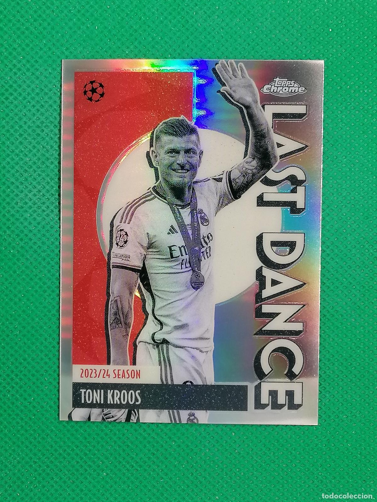 Cromos de F&uacute;tbol: LD-1 TONI KROOS REAL MADRID LAST DANCE ⚽ TOPPS CHROME UCC 25 26 2025 2026 ⚽