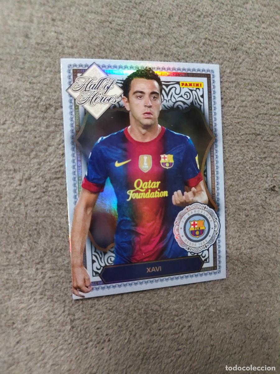 Cromos de F&uacute;tbol: HH9 PANINI CLUB BARCELONA 25 26 XAVI HALL OF H&Eacute;ROES 2025 2026