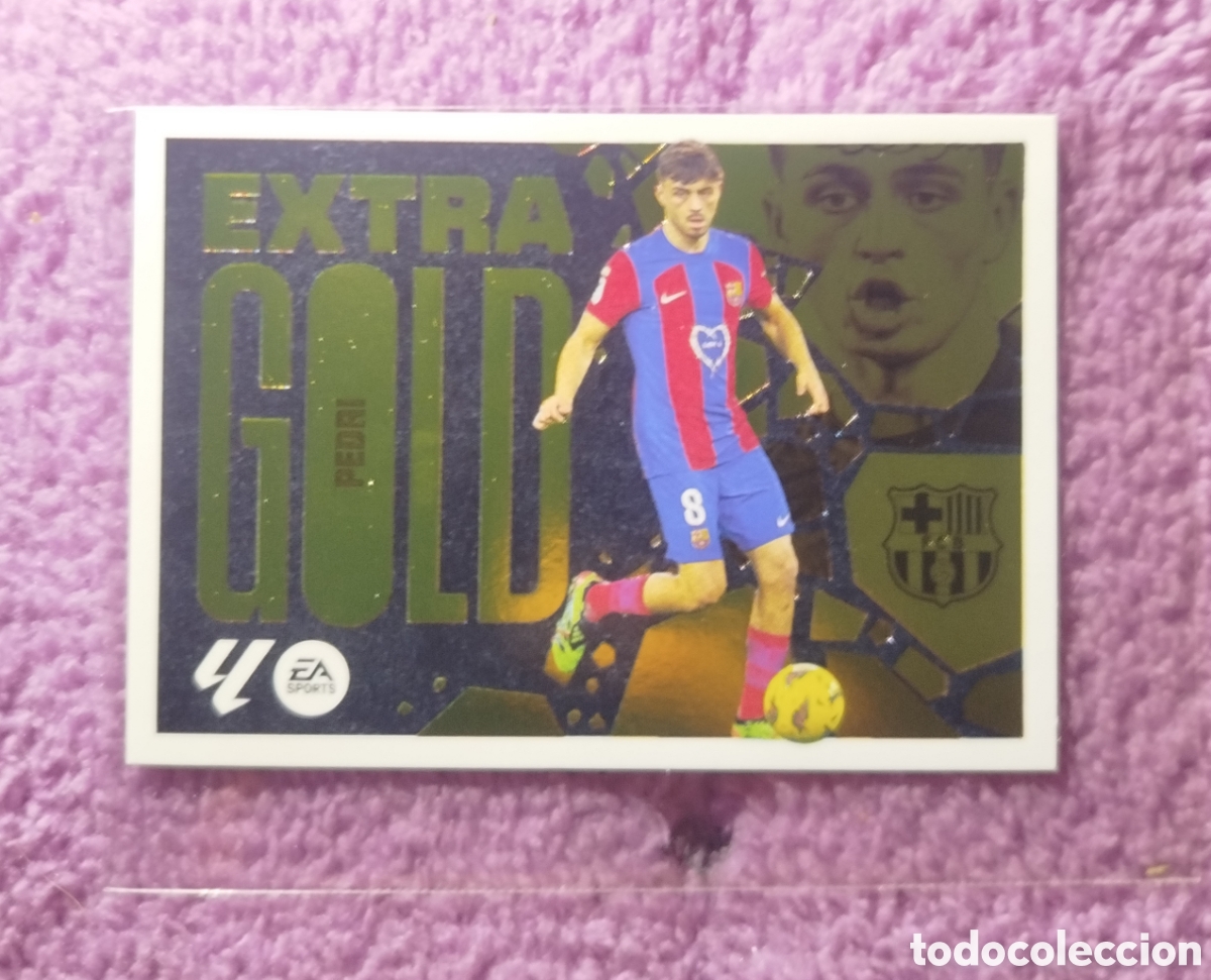 Cromos de F&uacute;tbol: Cromo de futbol. Pedri Extra Gold