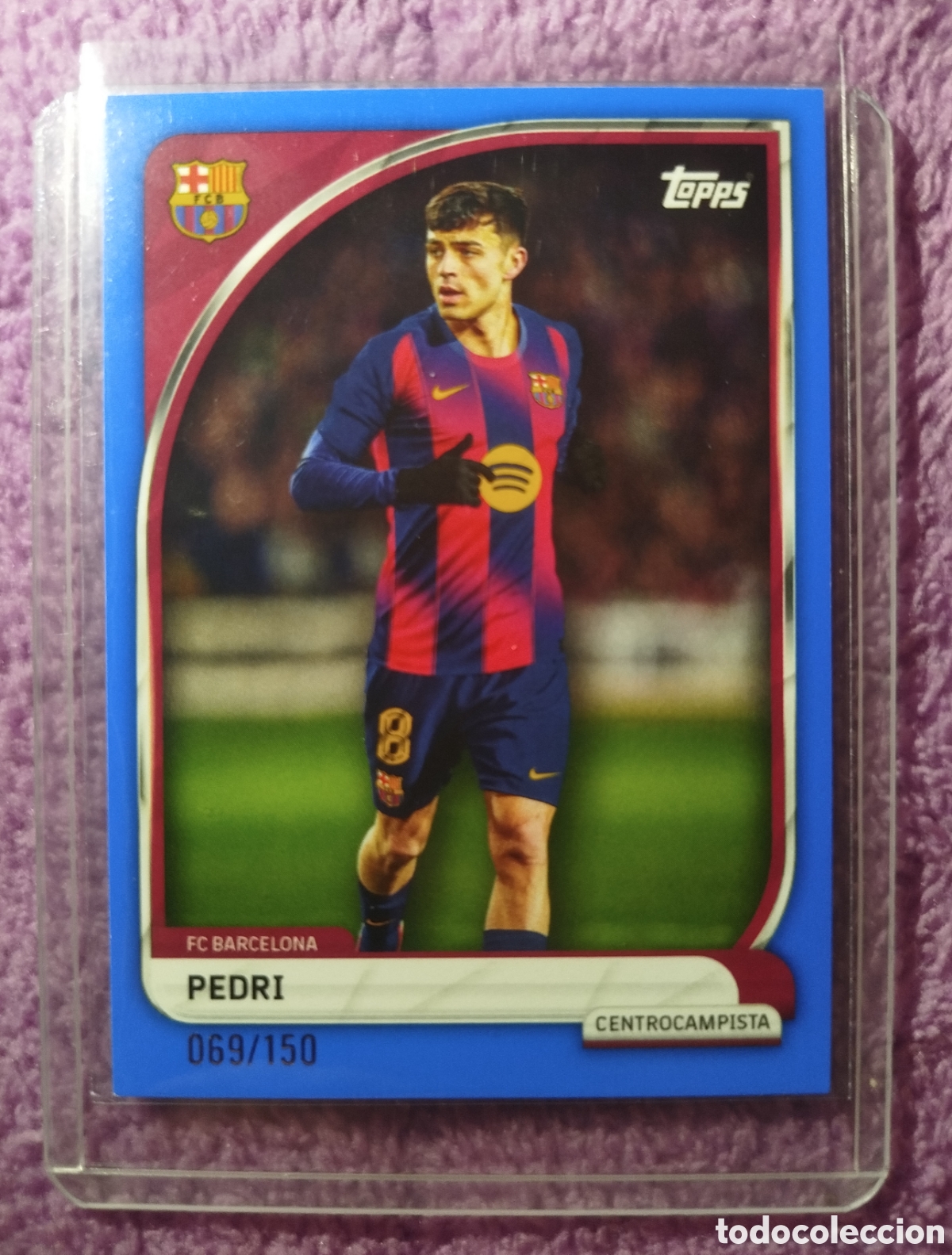 Cromos de F&uacute;tbol: Cromo de futbol. Pedri Numerada 69/150