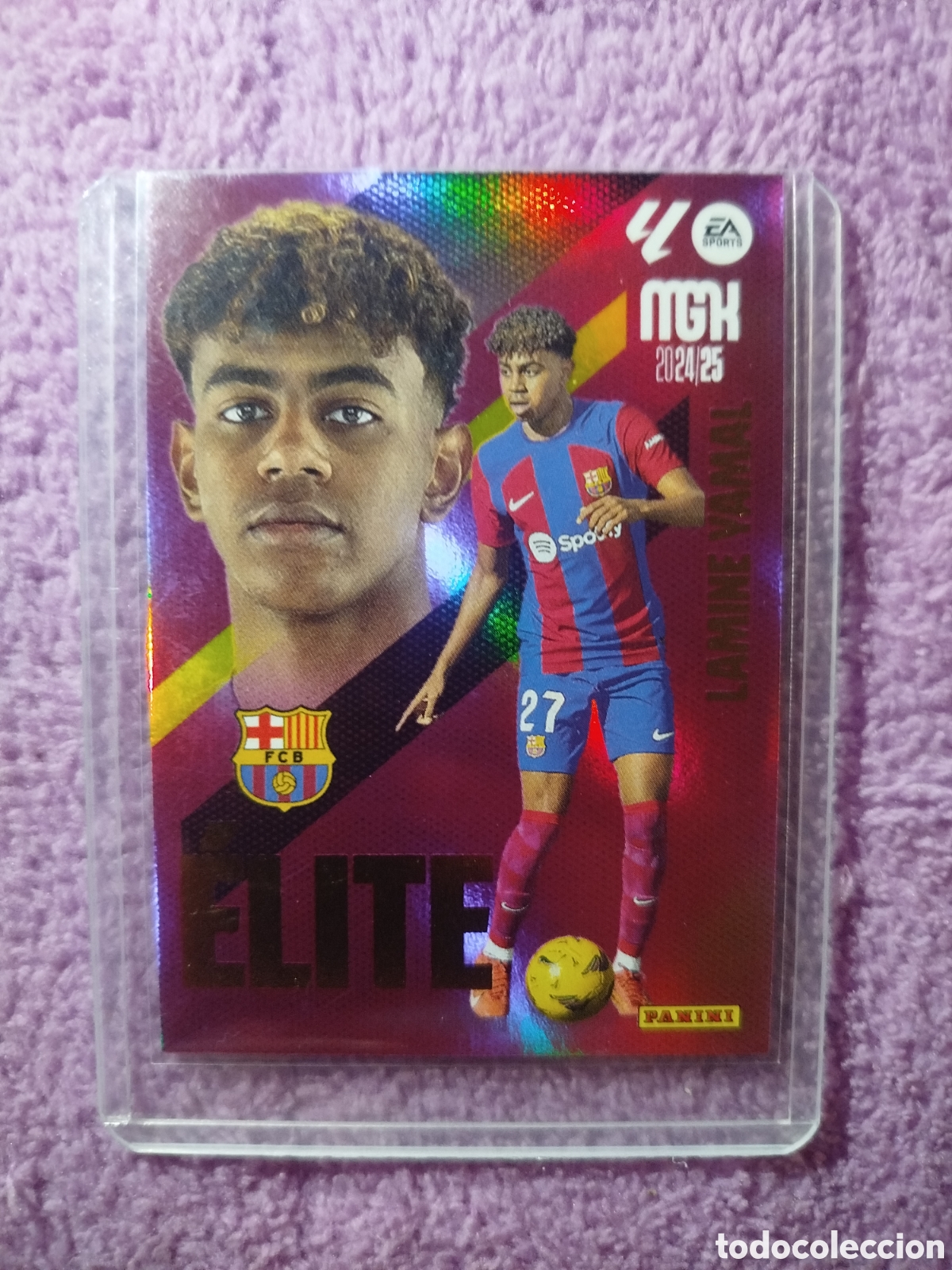 Cromos de F&uacute;tbol: Cromo de futbol. Lamine Yamal Elite