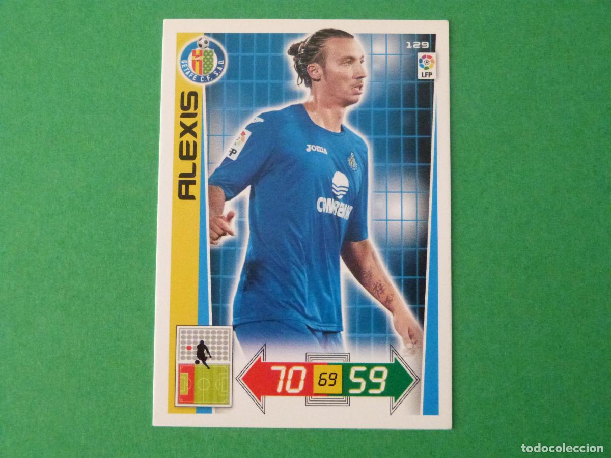 Cromos de F&uacute;tbol: TRADING CARD FUTBOL ALEXIS GETAFE C.F. N&ordm; 129 LIGA ADRENALYN XL 2012-2013/12-13