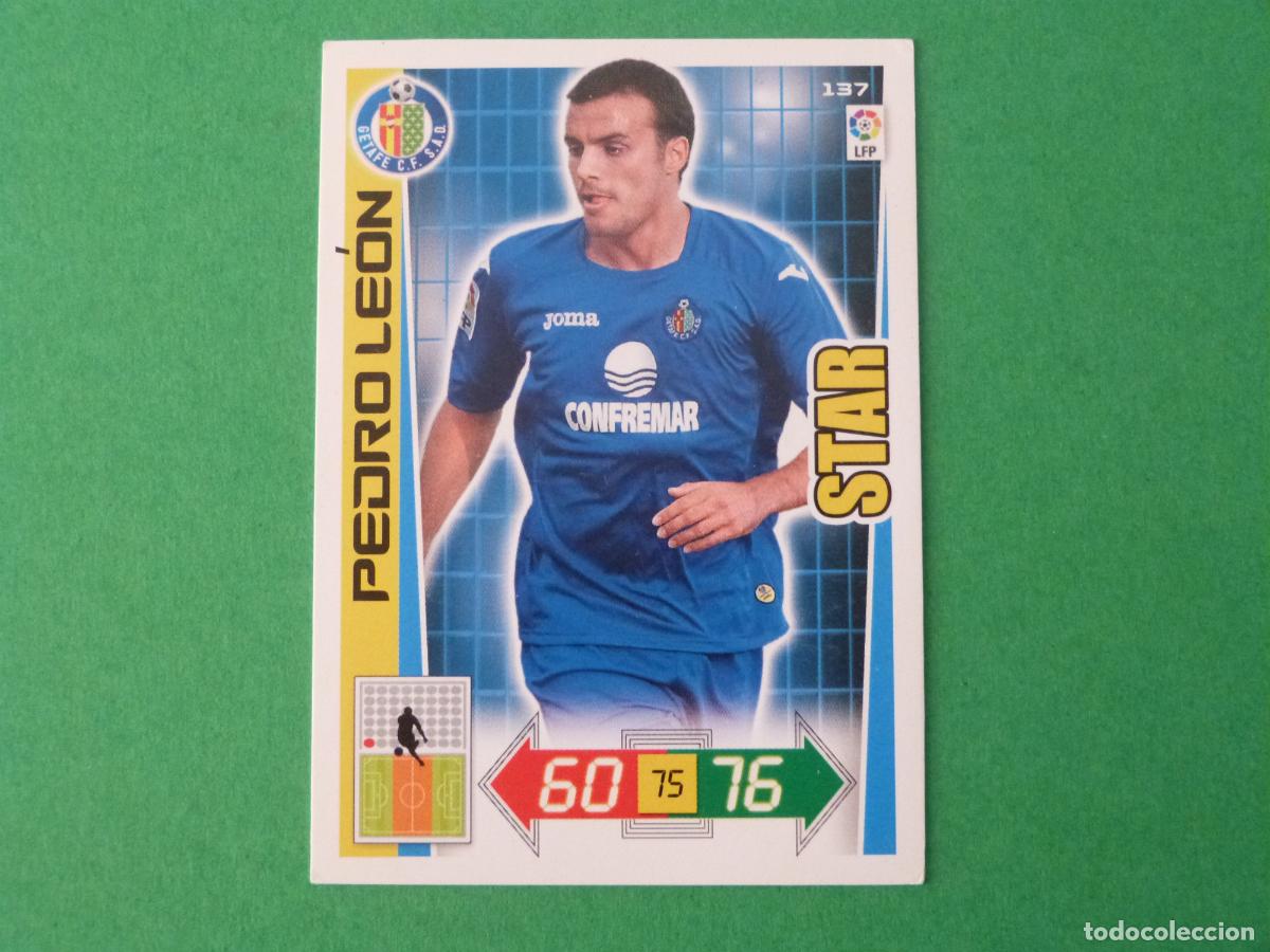 Cromos de F&uacute;tbol: TRADING CARD FUTBOL PEDRO LEON GETAFE C.F. N&ordm; 137 LIGA ADRENALYN XL 2012-2013/12-13