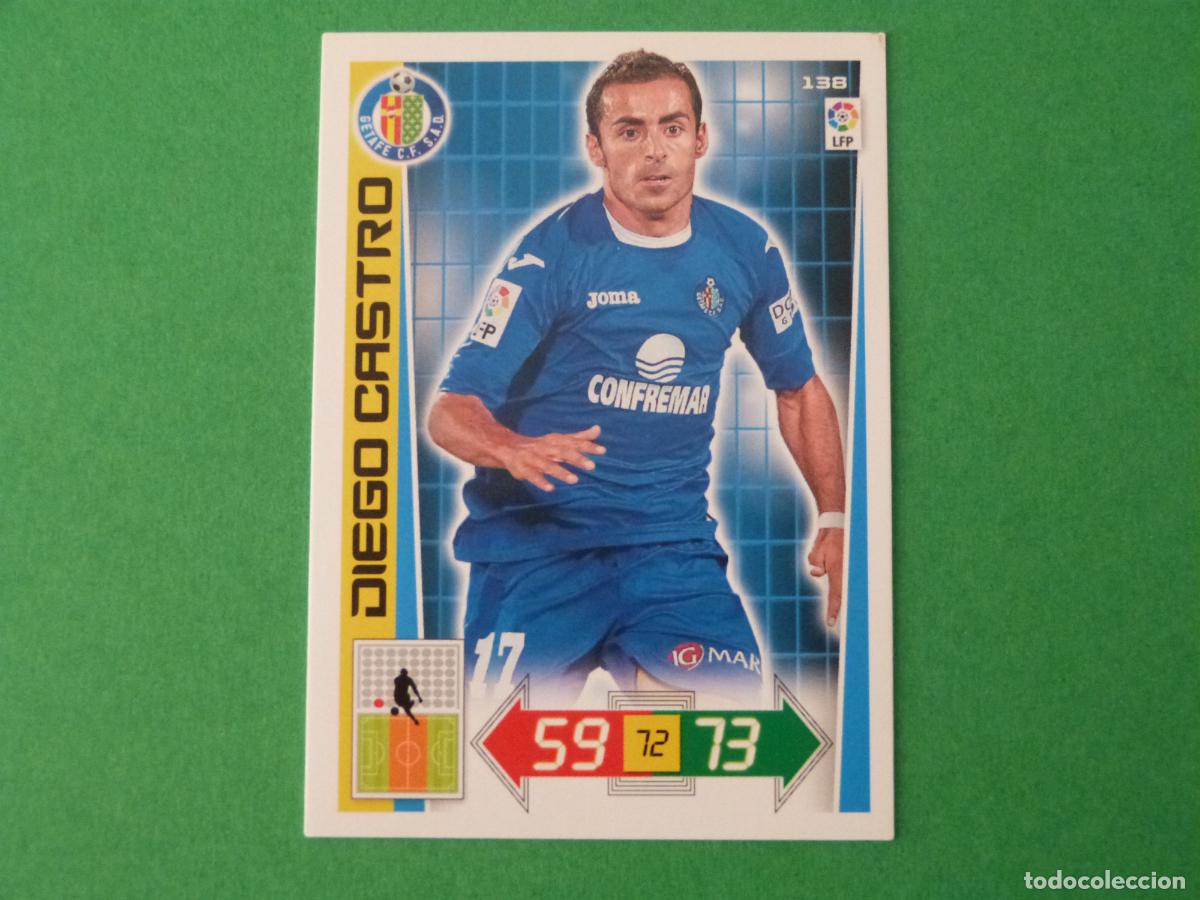 Cromos de F&uacute;tbol: TRADING CARD FUTBOL DIEGO CASTRO GETAFE C.F. N&ordm; 138 LIGA ADRENALYN XL 2012-2013/12-13