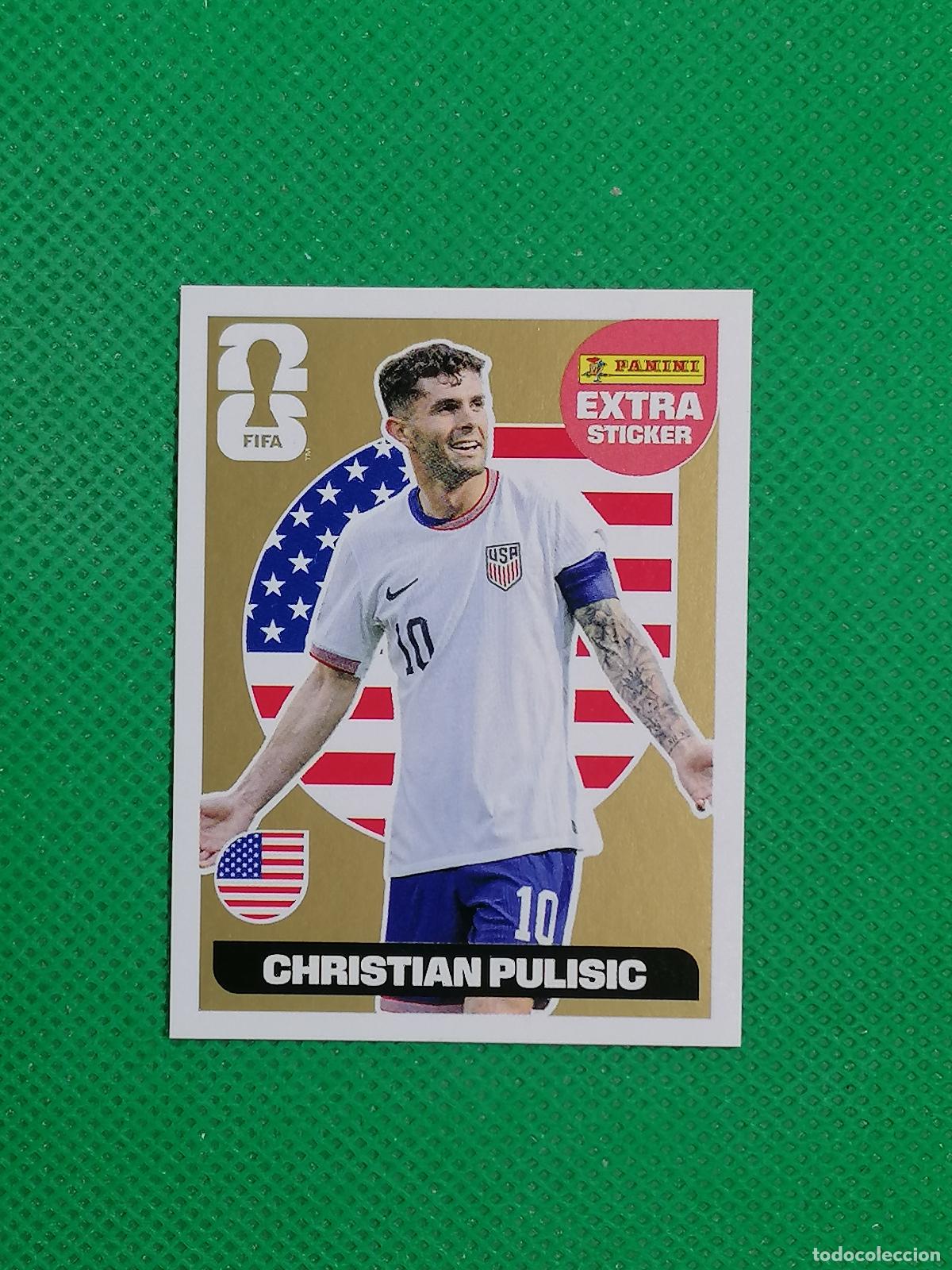 Cromos de F&uacute;tbol: CHRISTIAN PULIISIC USA GOLD ORO EXTRA STICKER ⚽ PANINI FIFA MUNDIAL WORLD CUP 26 2026 STICKER ⚽