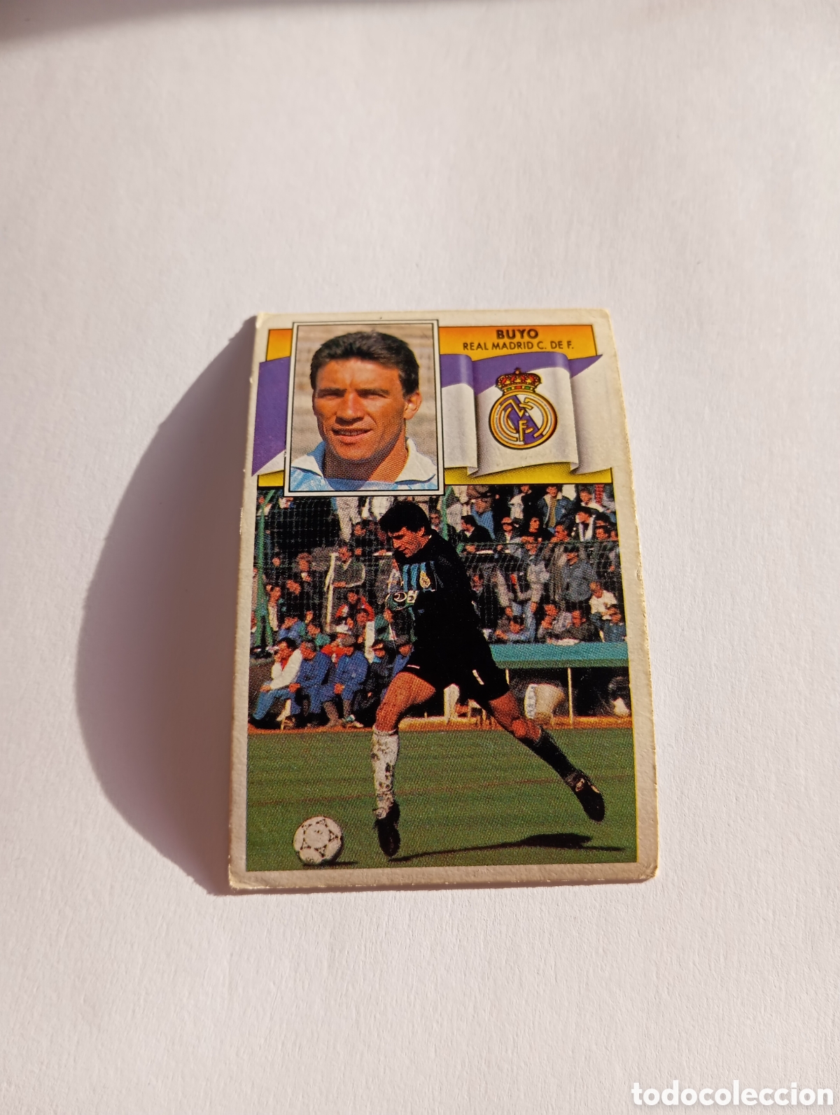 Cromos de F&uacute;tbol: BUYO Real Madrid Liga Este 1990 1991 Panini 90 91 NUEVO SIN PEGAR