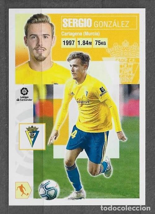 Cromos de F&uacute;tbol: Liga este 20/21 - Sergio - N&ordm; 9 - C&aacute;diz C.F