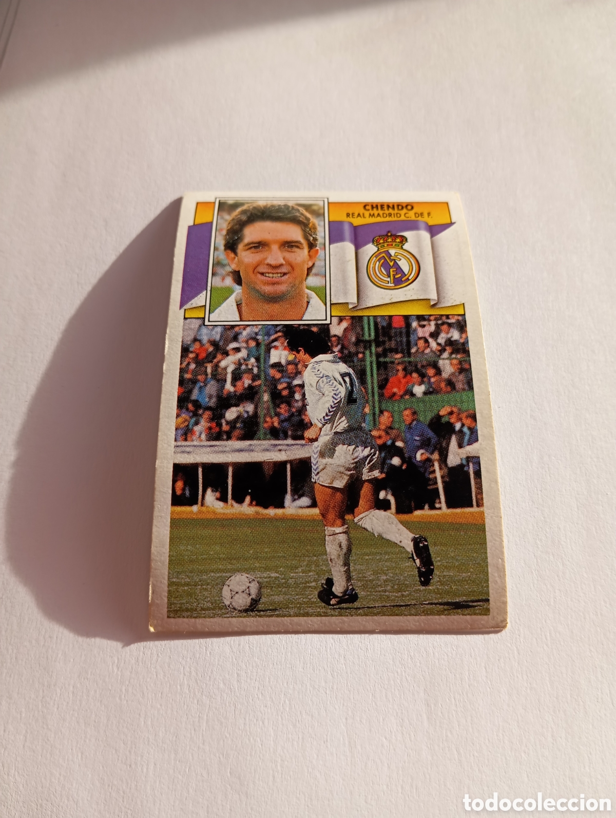 Cromos de F&uacute;tbol: CHENDO Real Madrid Liga Este 1990 1991 Panini 90 91 NUEVO SIN PEGAR