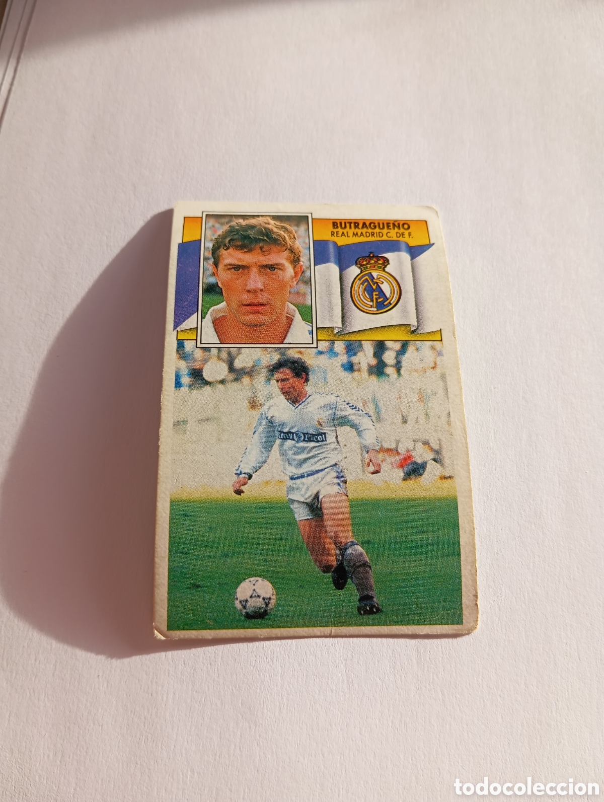 Cromos de F&uacute;tbol: BUTRAGUE&Ntilde;O Real Madrid Liga Este 1990 1991 Panini 90 91 NUEVO SIN PEGAR