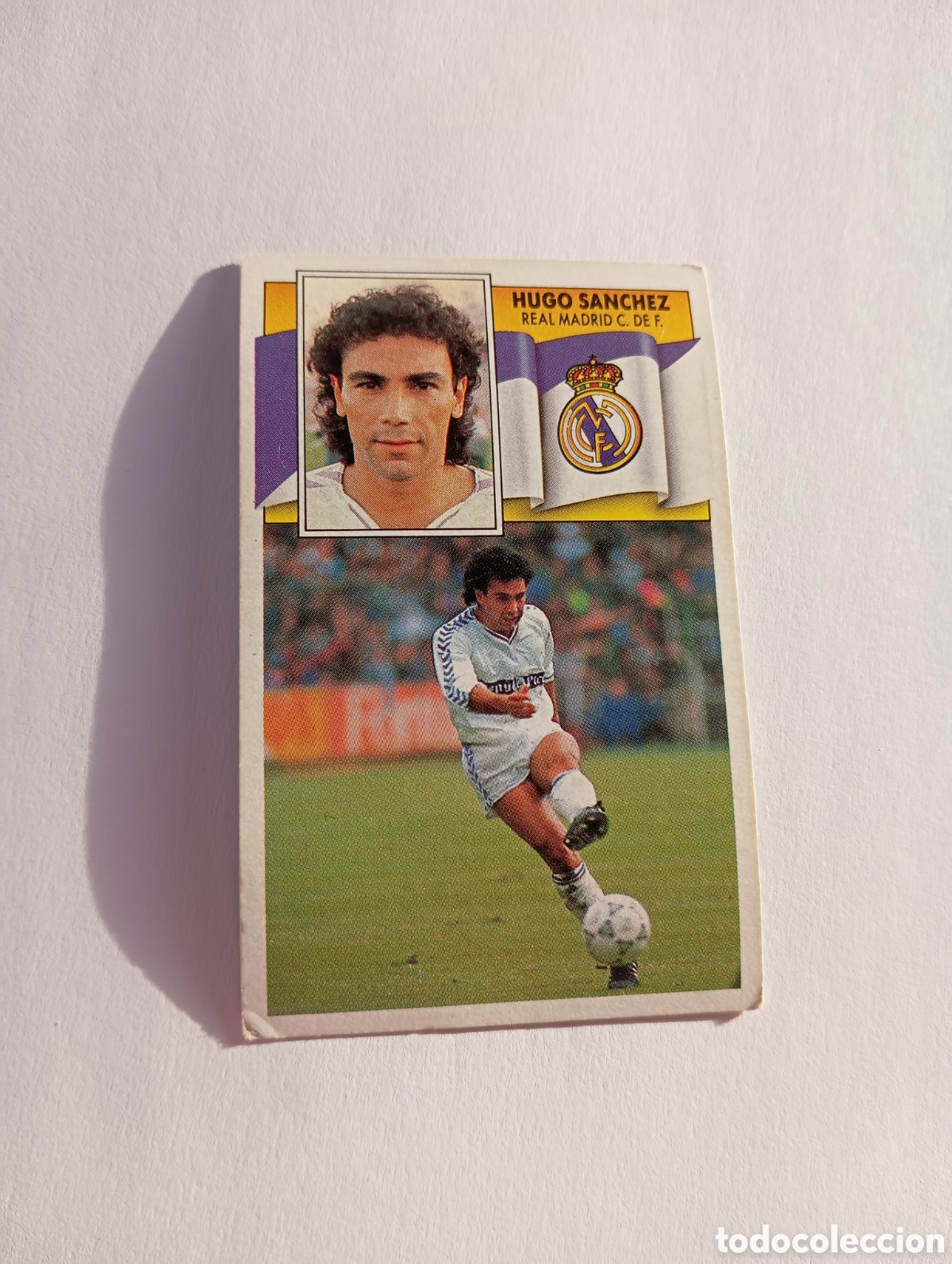 Cromos de F&uacute;tbol: HUGO S&Aacute;NCHEZ Real Madrid Liga Este 1990 1991 Panini 90 91 NUEVO SIN PEGAR
