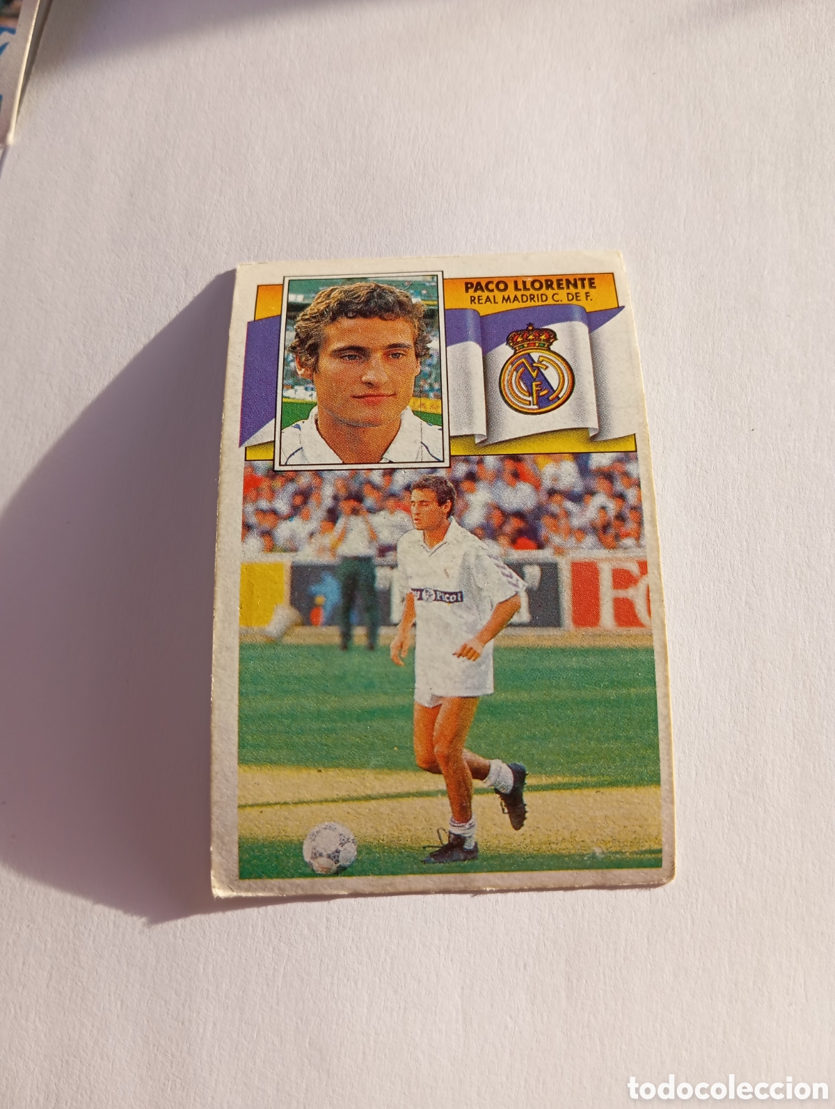 Cromos de F&uacute;tbol: PACO LLORENTE Real Madrid Liga Este 1990 1991 Panini 90 91 NUEVO SIN PEGAR