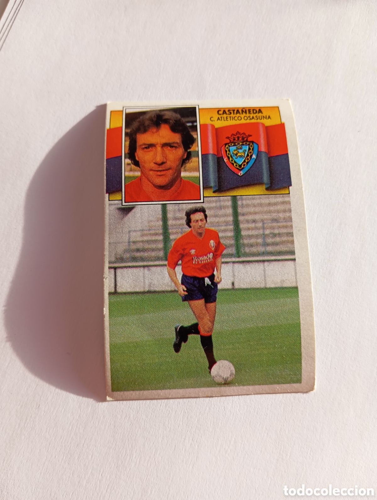 Cromos de F&uacute;tbol: CASTA&Ntilde;EDA Osasuna Liga Este 1990 1991 Panini 90 91 NUEVO SIN PEGAR