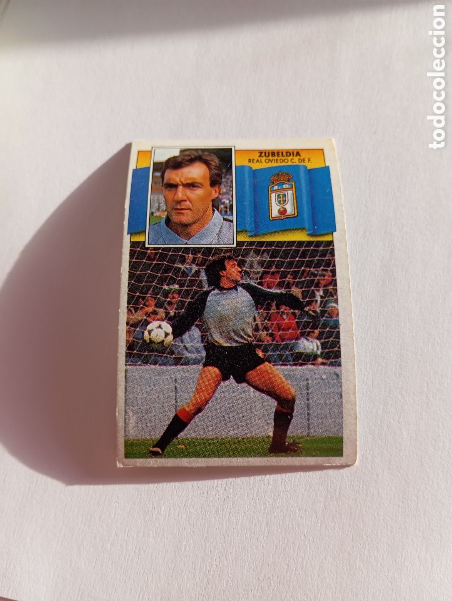 Cromos de F&uacute;tbol: ZUBELDIA Oviedo Liga Este 1990 1991 Panini 90 91 NUEVO SIN PEGAR