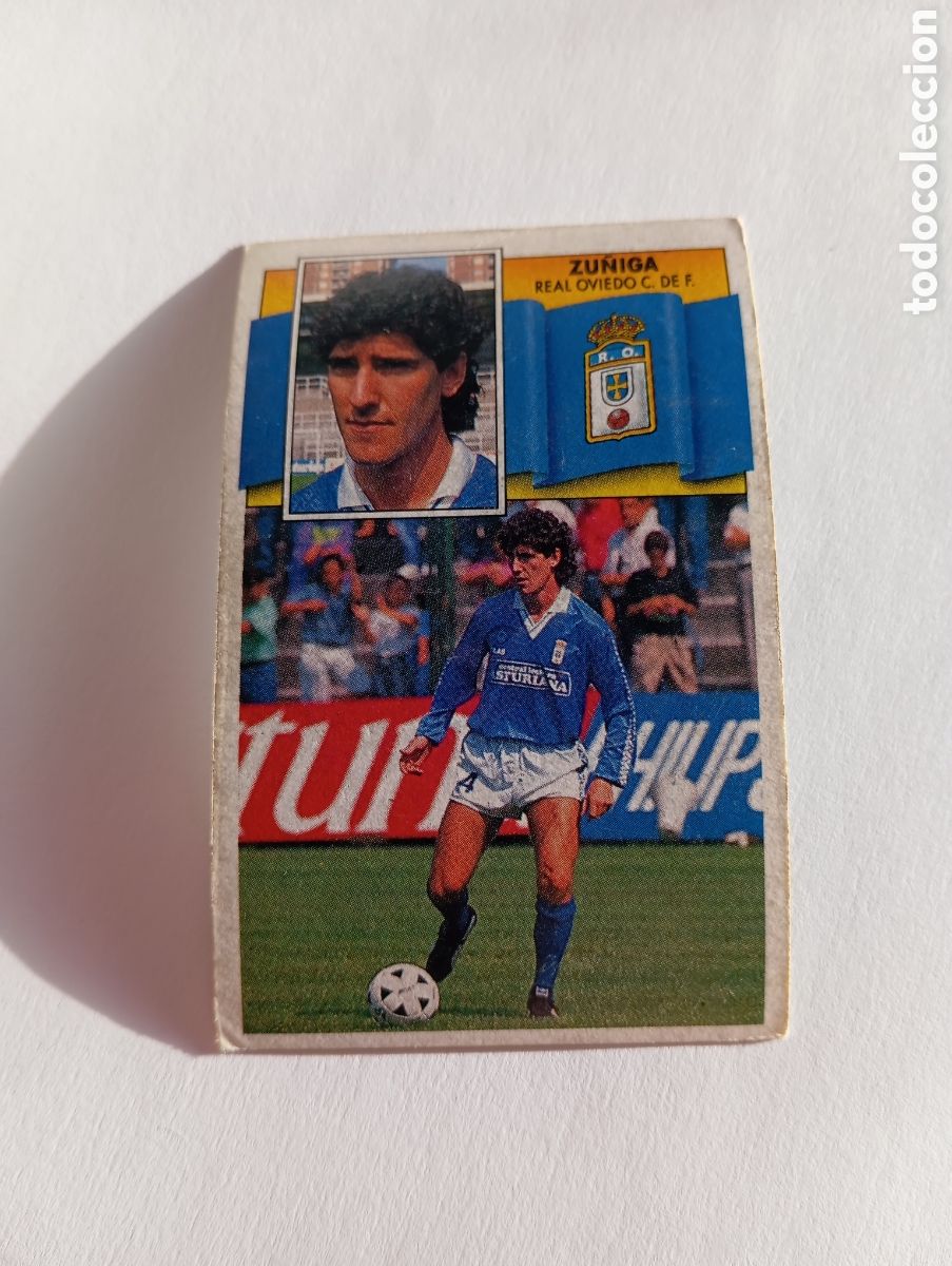 Cromos de F&uacute;tbol: Z&Uacute;&Ntilde;IGA Oviedo Liga Este 1990 1991 Panini 90 91 NUEVO SIN PEGAR