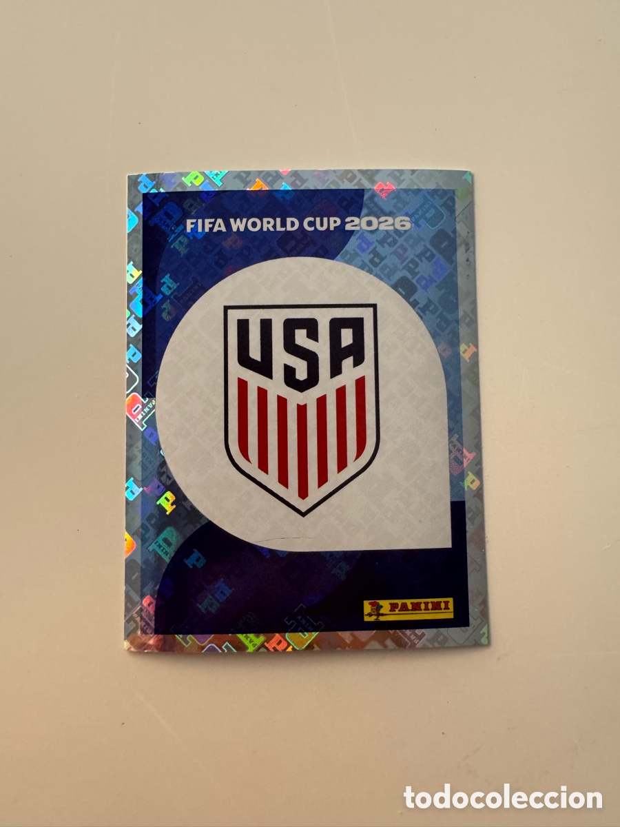 Cromos de F&uacute;tbol: Estados Unidos USA MUNDIAL FIFA WORLD CUP 2026 STICKER PANINI USA1 &ndash; Escudo