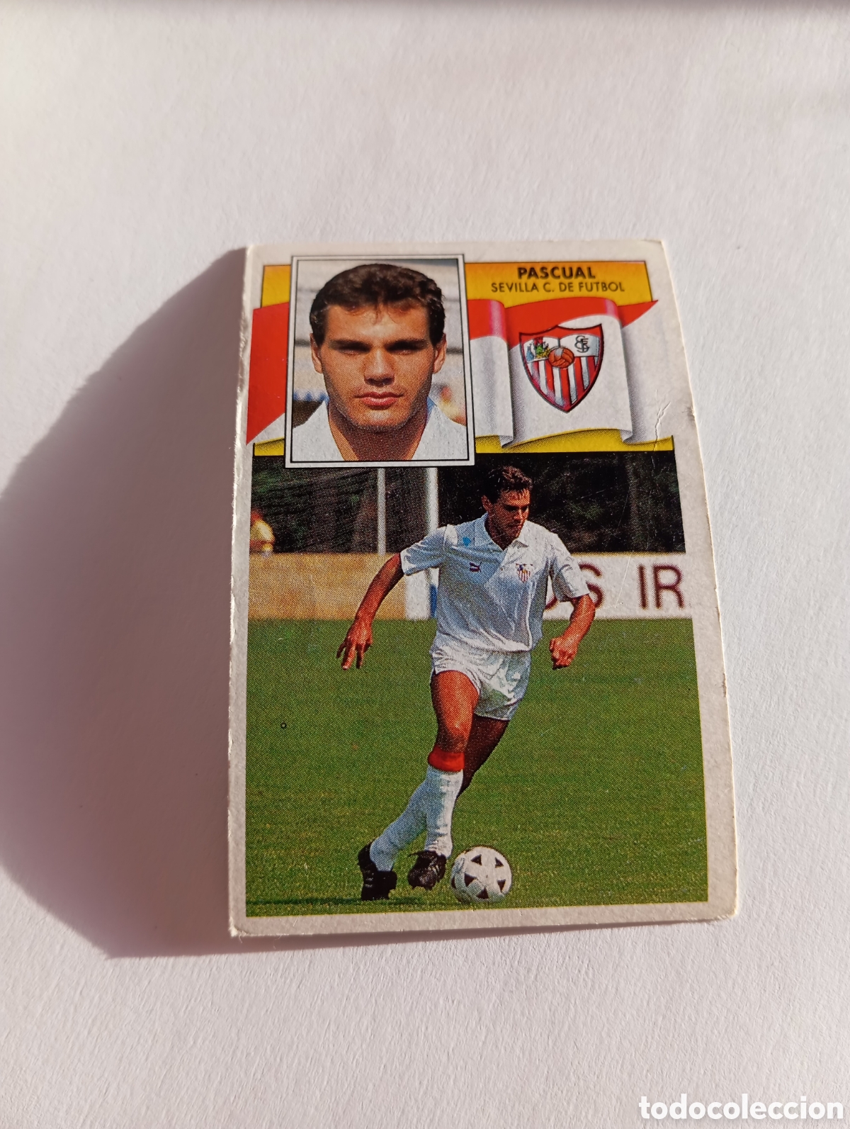 Cromos de F&uacute;tbol: PASCUAL Sevilla Liga Este 1990 1991 Panini 90 91 NUEVO SIN PEGAR