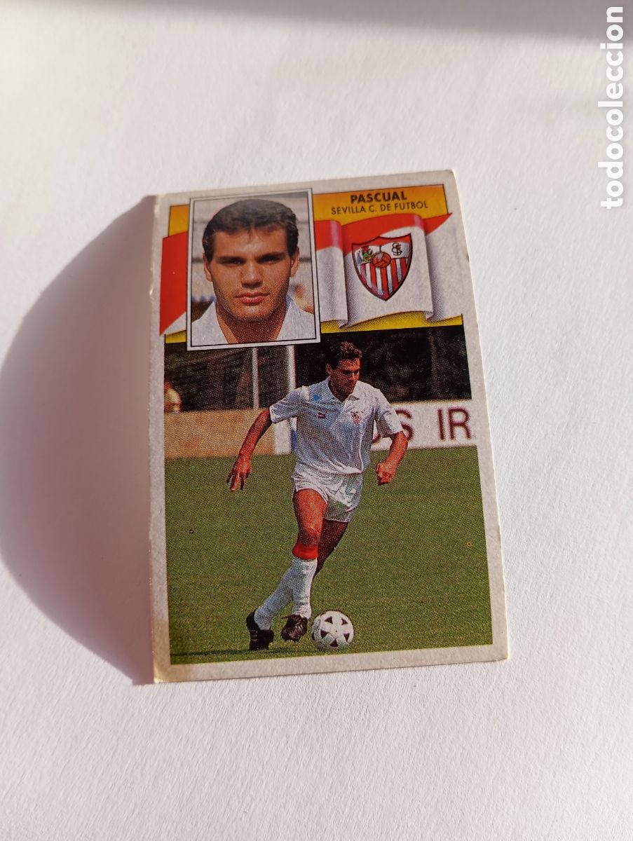 Cromos de F&uacute;tbol: PASCUAL Sevilla Liga Este 1990 1991 Panini 90 91 NUEVO SIN PEGAR