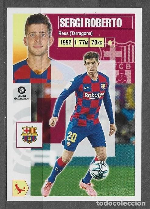 Cromos de F&uacute;tbol: Liga este 20/21 - Sergi Roberto - N&ordm; 4 - F.C. Barcelona