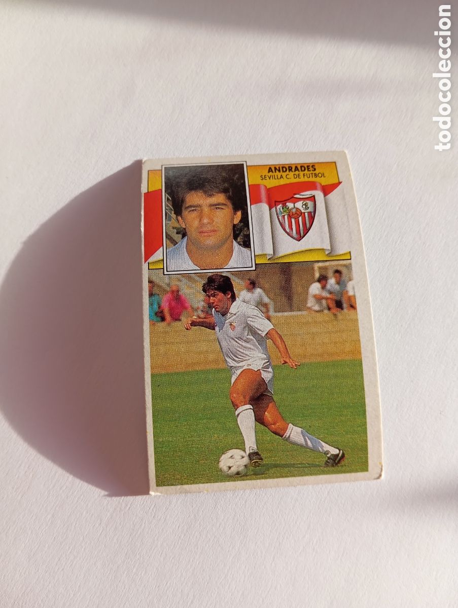 Cromos de F&uacute;tbol: ANDRADES Sevilla Liga Este 1990 1991 Panini 90 91 NUEVO SIN PEGAR