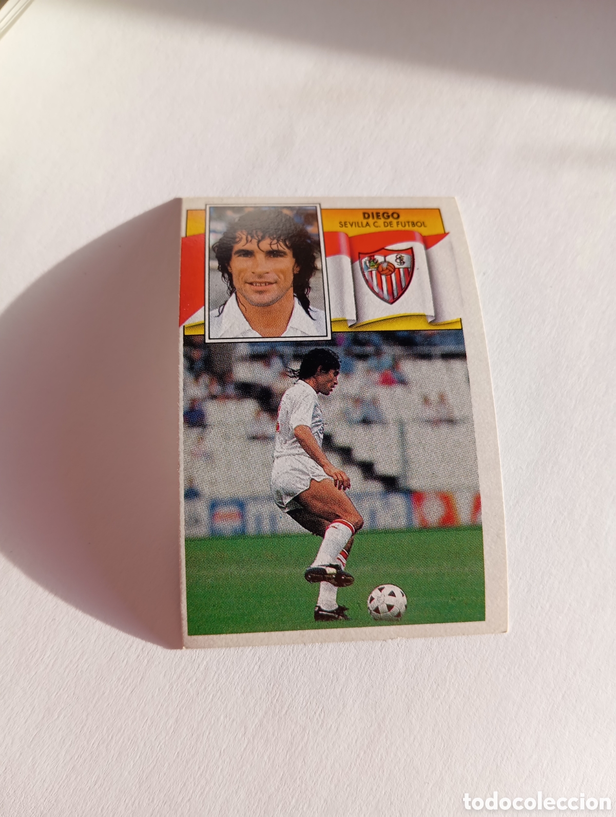 Cromos de F&uacute;tbol: DIEGO Sevilla Liga Este 1990 1991 Panini 90 91 NUEVO SIN PEGAR