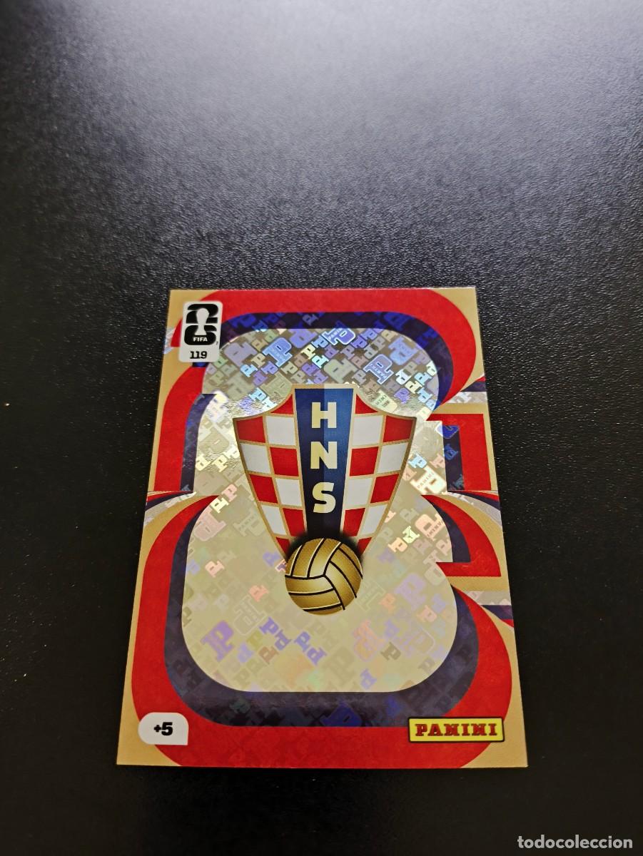Cromos de F&uacute;tbol: 119 escudo croacia ADRENALYN MUNDIAL FIFA WORLD CUP 2026 PANINI NO LIGA