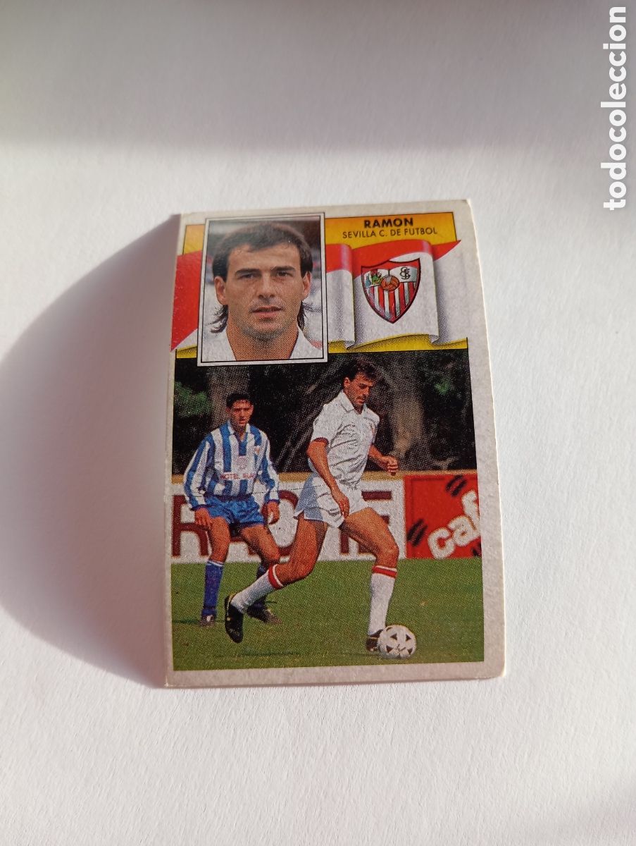Cromos de F&uacute;tbol: RAM&Oacute;N Sevilla Liga Este 1990 1991 Panini 90 91 NUEVO SIN PEGAR