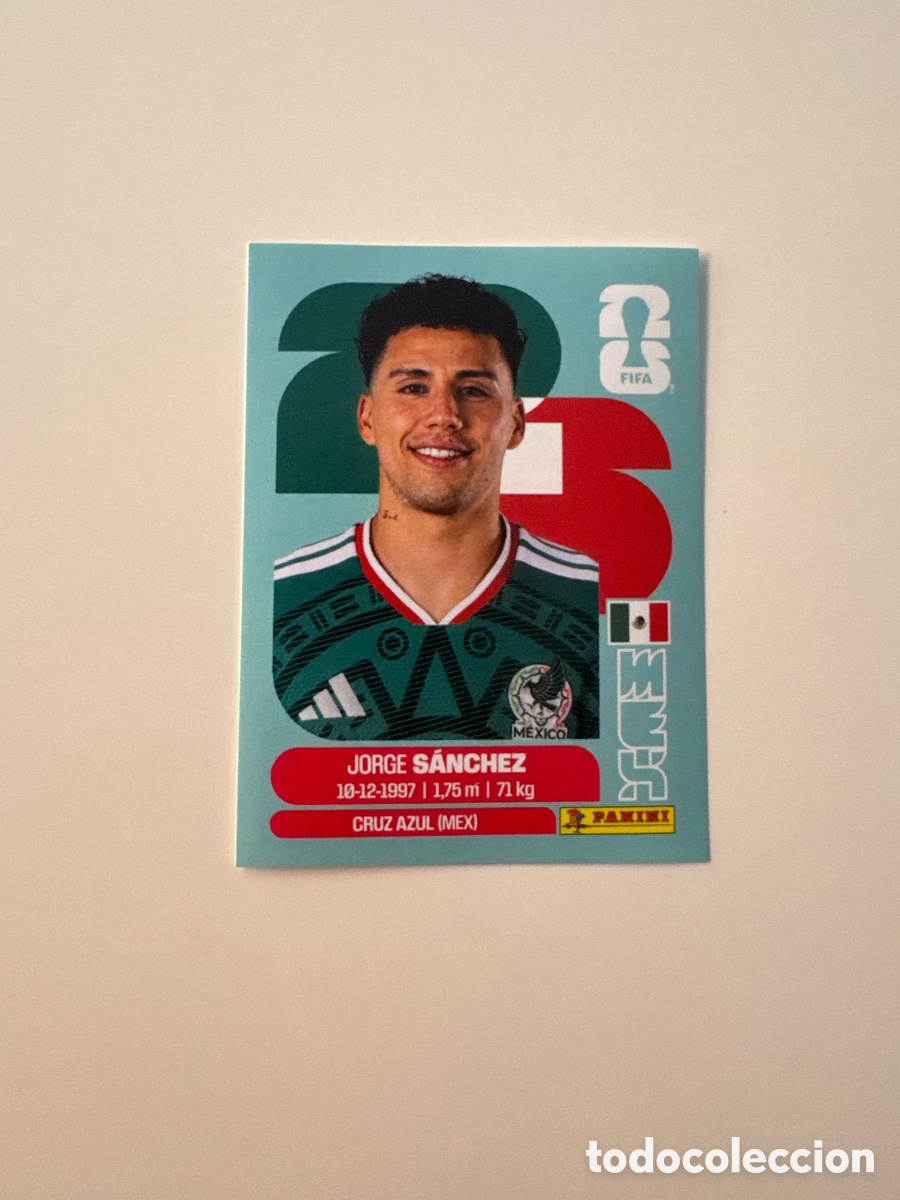 Cromos de F&uacute;tbol: M&eacute;xico MEX MUNDIAL FIFA WORLD CUP 2026 STICKER PANINI MEX4 &ndash; Jorge S&aacute;nchez N&ordm; 4