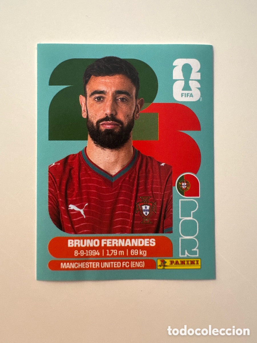 Cromos de F&uacute;tbol: Portugal POR MUNDIAL FIFA WORLD CUP 2026 STICKER PANINI POR10 &ndash; Bruno Fernandes N&ordm; 10