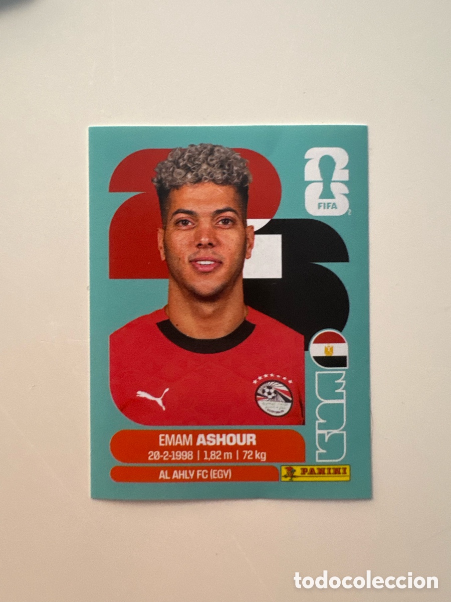 Cromos de F&uacute;tbol: Egipto EGY MUNDIAL FIFA WORLD CUP 2026 STICKER PANINI EGY15 &ndash; Emam Ashour N&ordm; 15