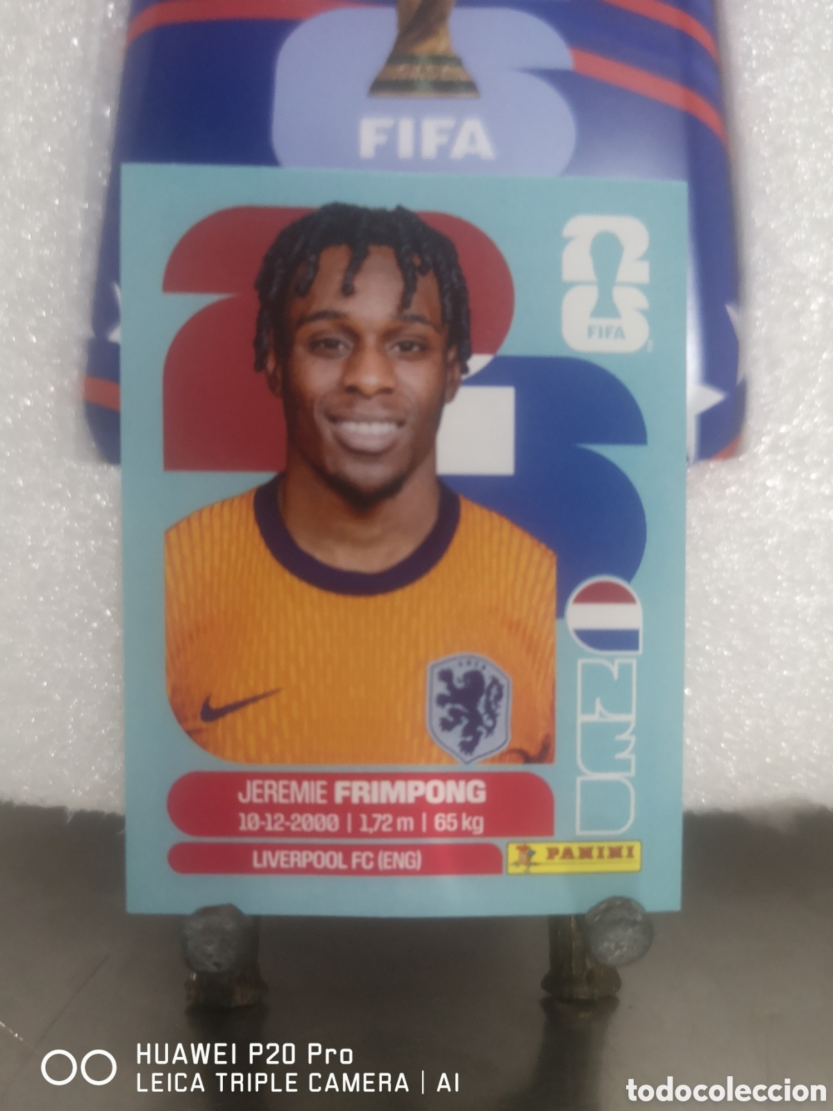 Cromos de F&uacute;tbol: FIFA WORLD CUP MUNDIAL 2026 JEREMIE FRIMPONG - NED 8