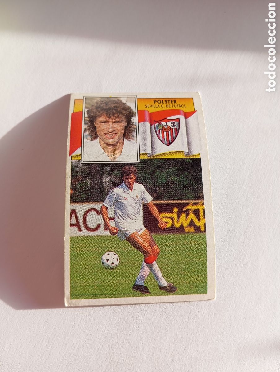 Cromos de F&uacute;tbol: POLSTER Sevilla Liga Este 1990 1991 Panini 90 91 RECUPERADO