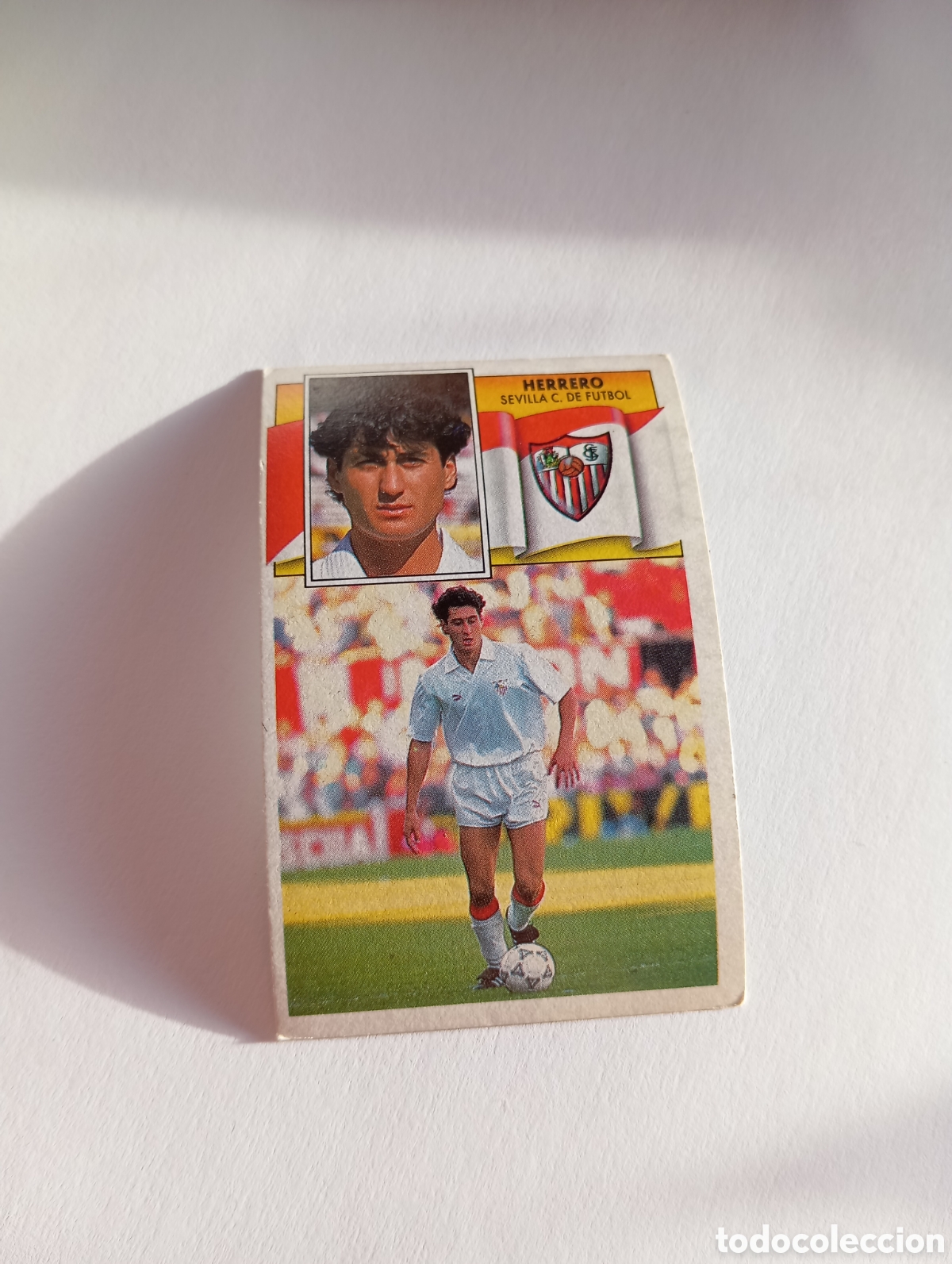 Cromos de F&uacute;tbol: HERRERO Sevilla Liga Este 1990 1991 Panini 90 91 NUEVO SIN PEGAR