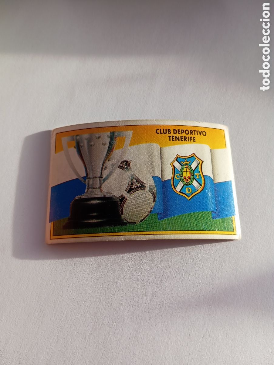 Cromos de F&uacute;tbol: ESCUDO Tenerife Liga Este 1990 1991 Panini 90 91 NUEVO SIN PEGAR