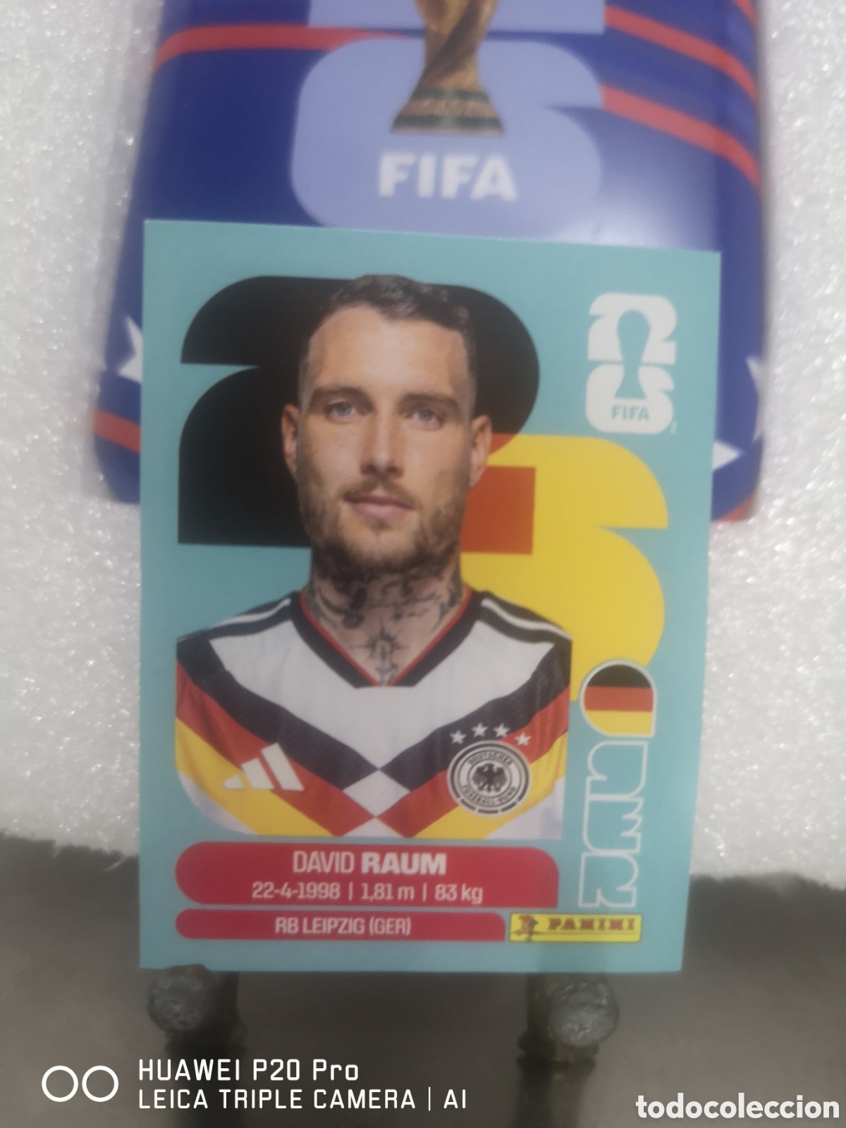 Cromos de F&uacute;tbol: FIFA WORLD CUP MUNDIAL 2026 DAVID RAUM - GER 4