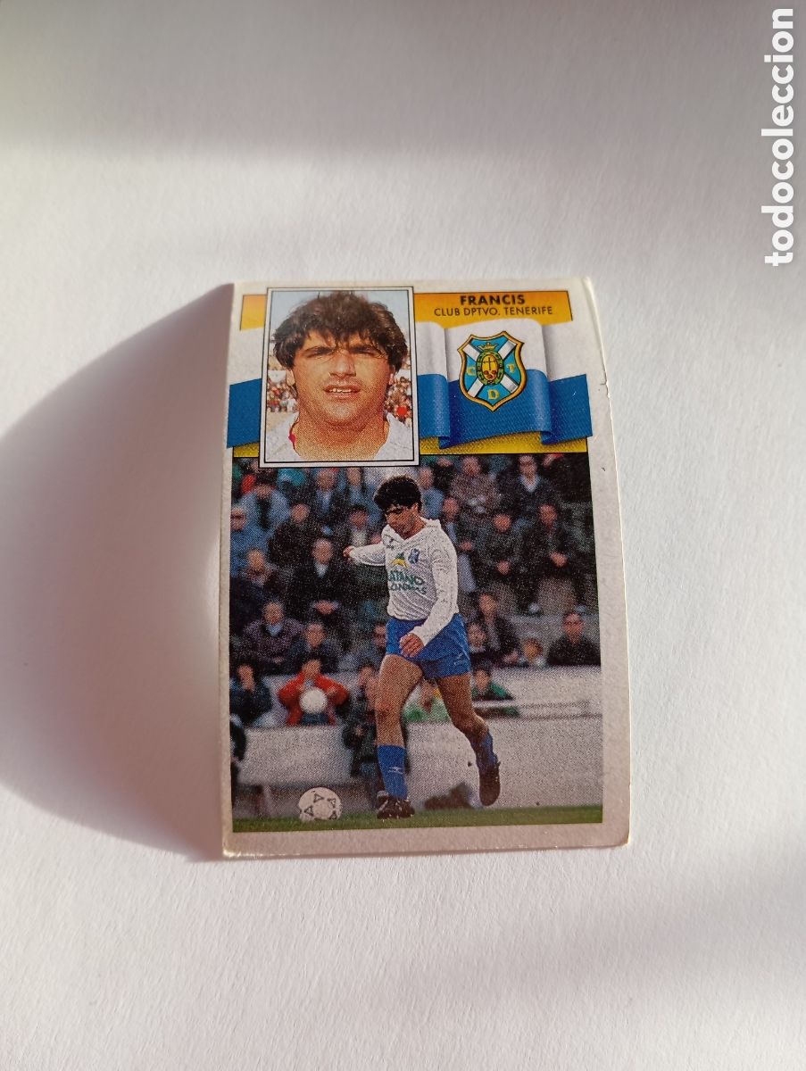 Cromos de F&uacute;tbol: FRANCIS Tenerife Liga Este 1990 1991 Panini 90 91 NUEVO SIN PEGAR