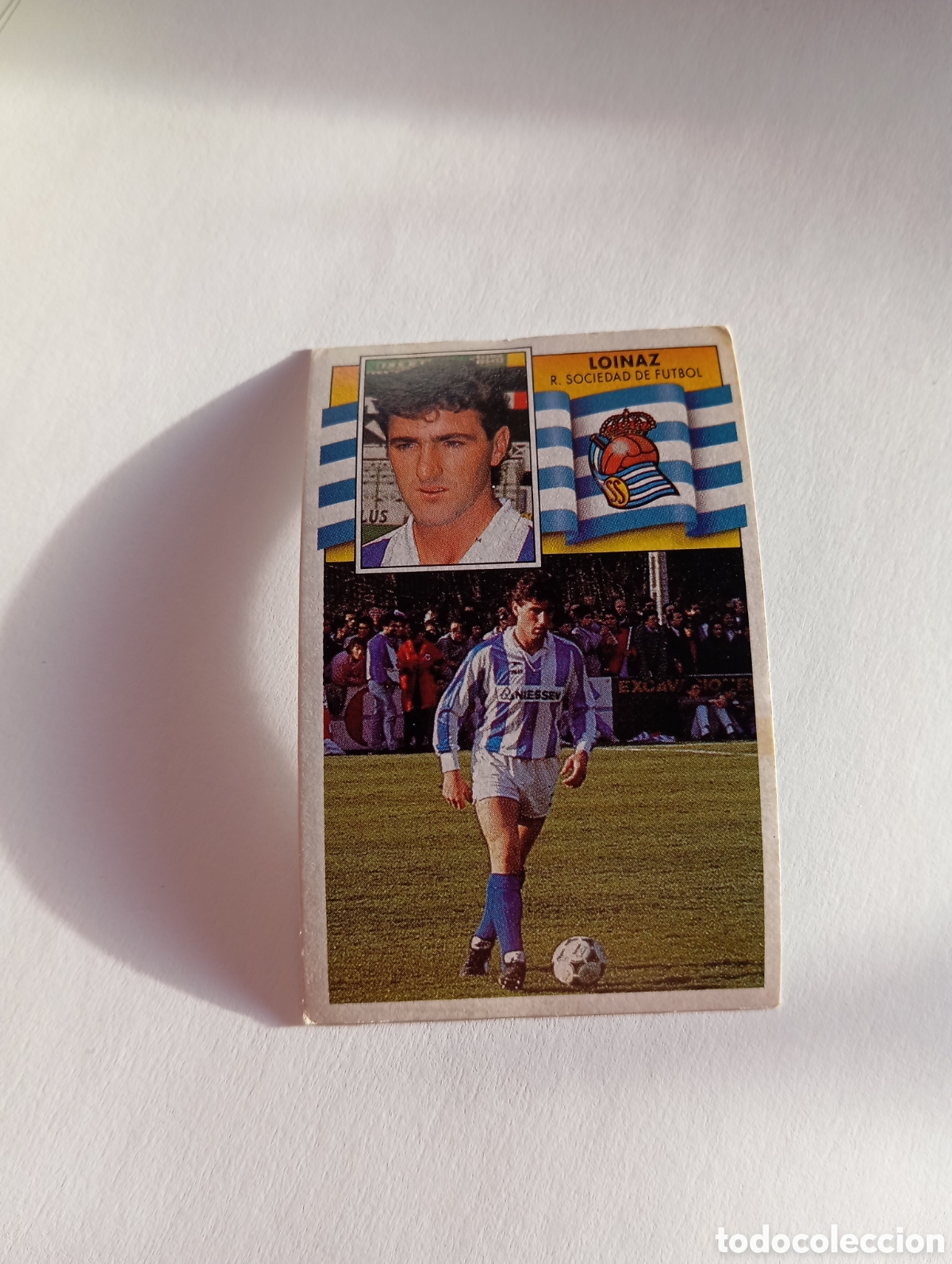 Cromos de F&uacute;tbol: LOINAZ Real Sociedad Liga Este 1990 1991 Panini 90 91 NUEVO SIN PEGAR