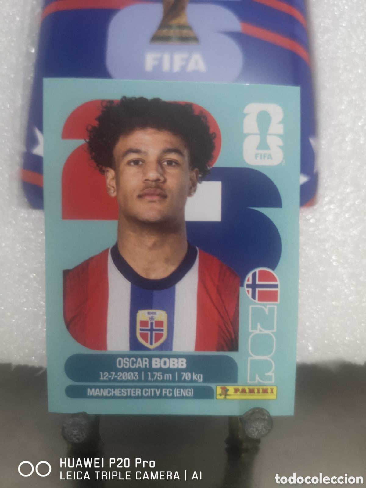 Cromos de F&uacute;tbol: FIFA WORLD CUP MUNDIAL 2026 OSCAR BOBB - NOR 20