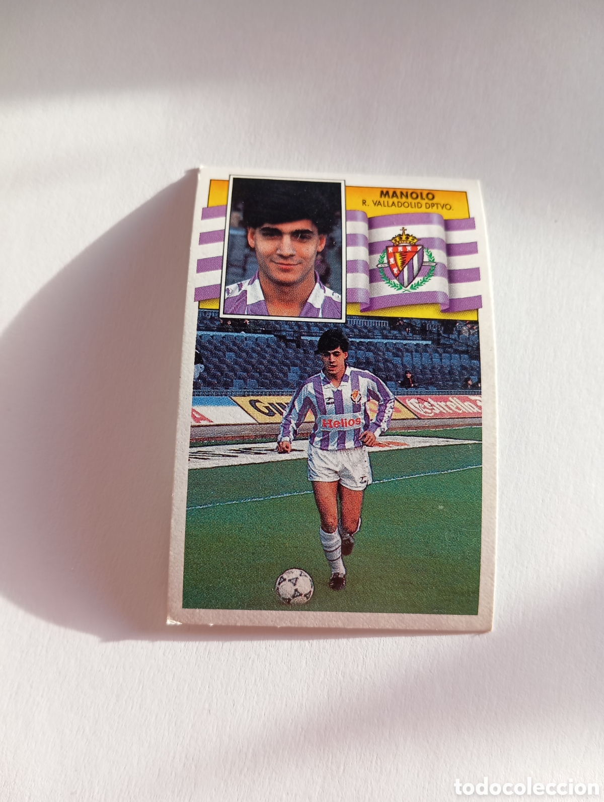 Cromos de F&uacute;tbol: MANOLO Valladolid Liga Este 1990 1991 Panini 90 91 NUEVO SIN PEGAR