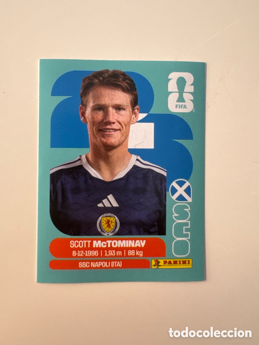 Cromos de F&uacute;tbol: Escocia SCO MUNDIAL FIFA WORLD CUP 2026 STICKER PANINI SCO11 &ndash; Scott McTominay N&ordm; 11