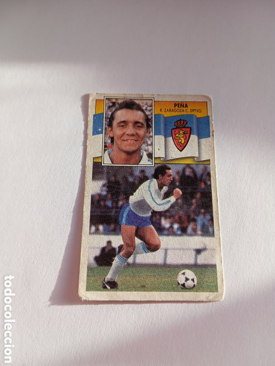 Cromos de F&uacute;tbol: PE&Ntilde;A VERSI&Oacute;N Zaragoza Liga Este 1990 1991 Panini 90 91 NUEVO SIN PEGAR