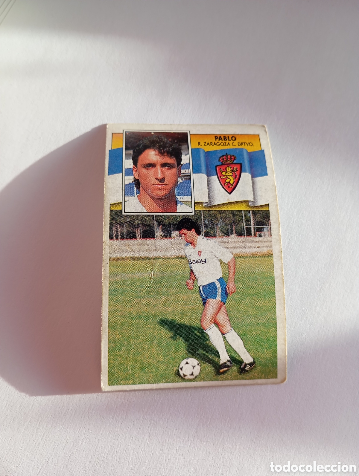Cromos de F&uacute;tbol: PABLO ALFARO Zaragoza Liga Este 1990 1991 Panini 90 91 NUEVO SIN PEGAR
