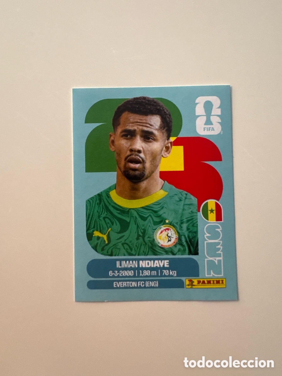 Cromos de F&uacute;tbol: Senegal SEN MUNDIAL FIFA WORLD CUP 2026 STICKER PANINI SEN18 &ndash; Iliman Ndiaye N&ordm; 18