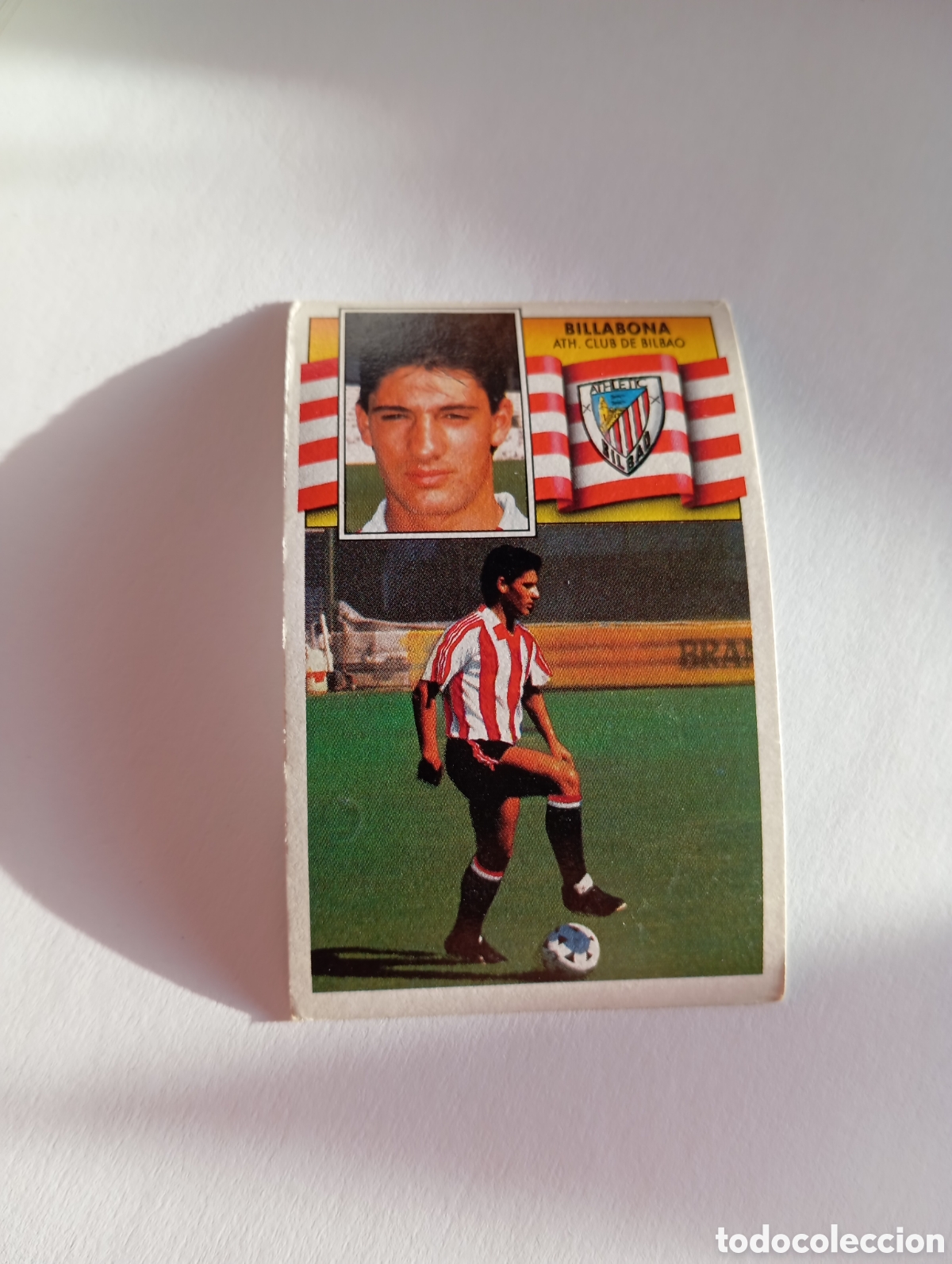 Cromos de F&uacute;tbol: FICHAJE 1 BILLABONA Liga Este 1990 1991 Panini 90 91 NUEVO SIN PEGAR