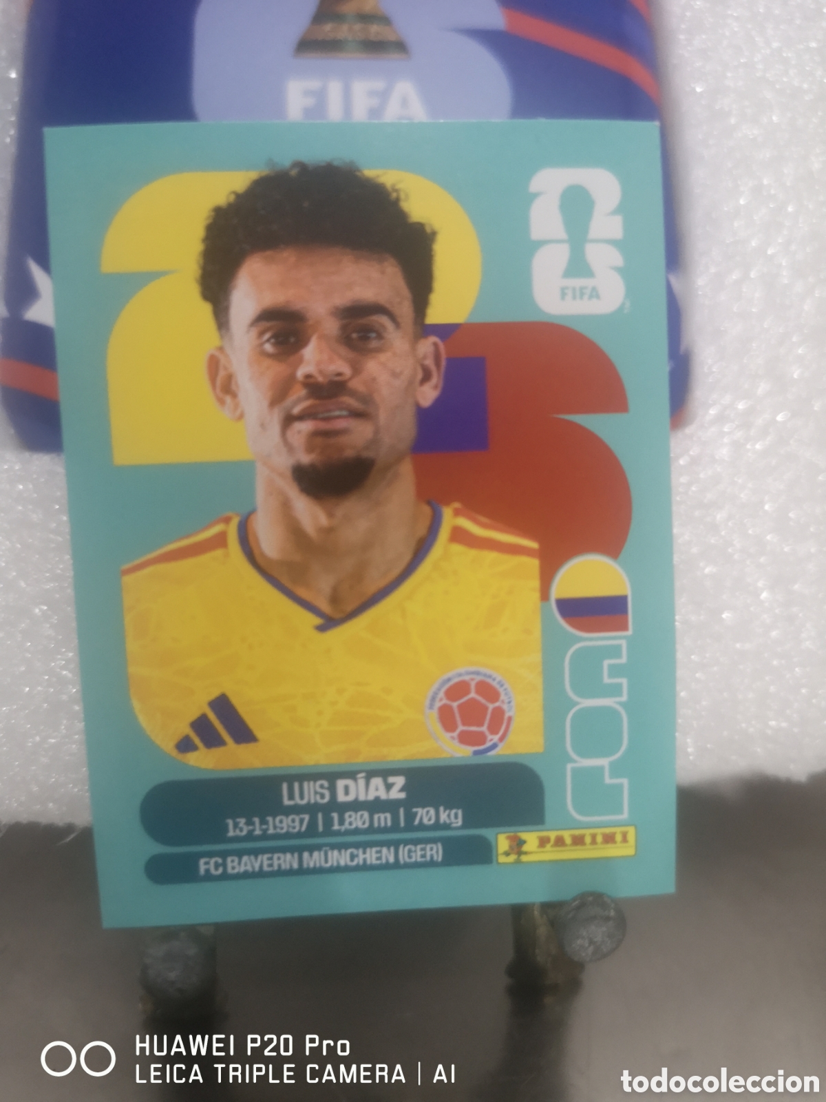 Cromos de F&uacute;tbol: FIFA WORLD CUP MUNDIAL 2026 LUIS DIAZ - COL 20