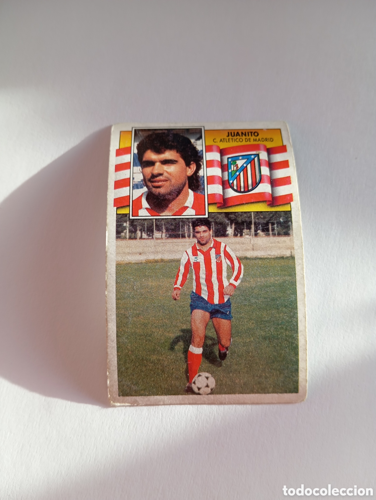 Cromos de F&uacute;tbol: FICHAJE 4 JUANITO Liga Este 1990 1991 Panini 90 91 NUEVO SIN PEGAR