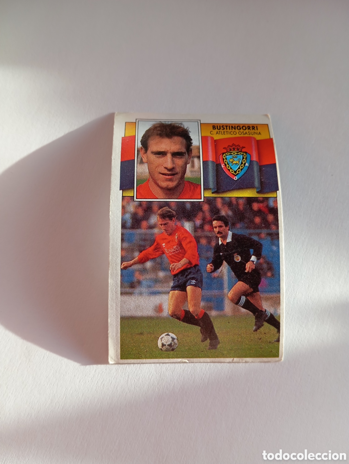 Cromos de F&uacute;tbol: FICHAJE 6 BUSTINGORRI Liga Este 1990 1991 Panini 90 91 NUEVO SIN PEGAR
