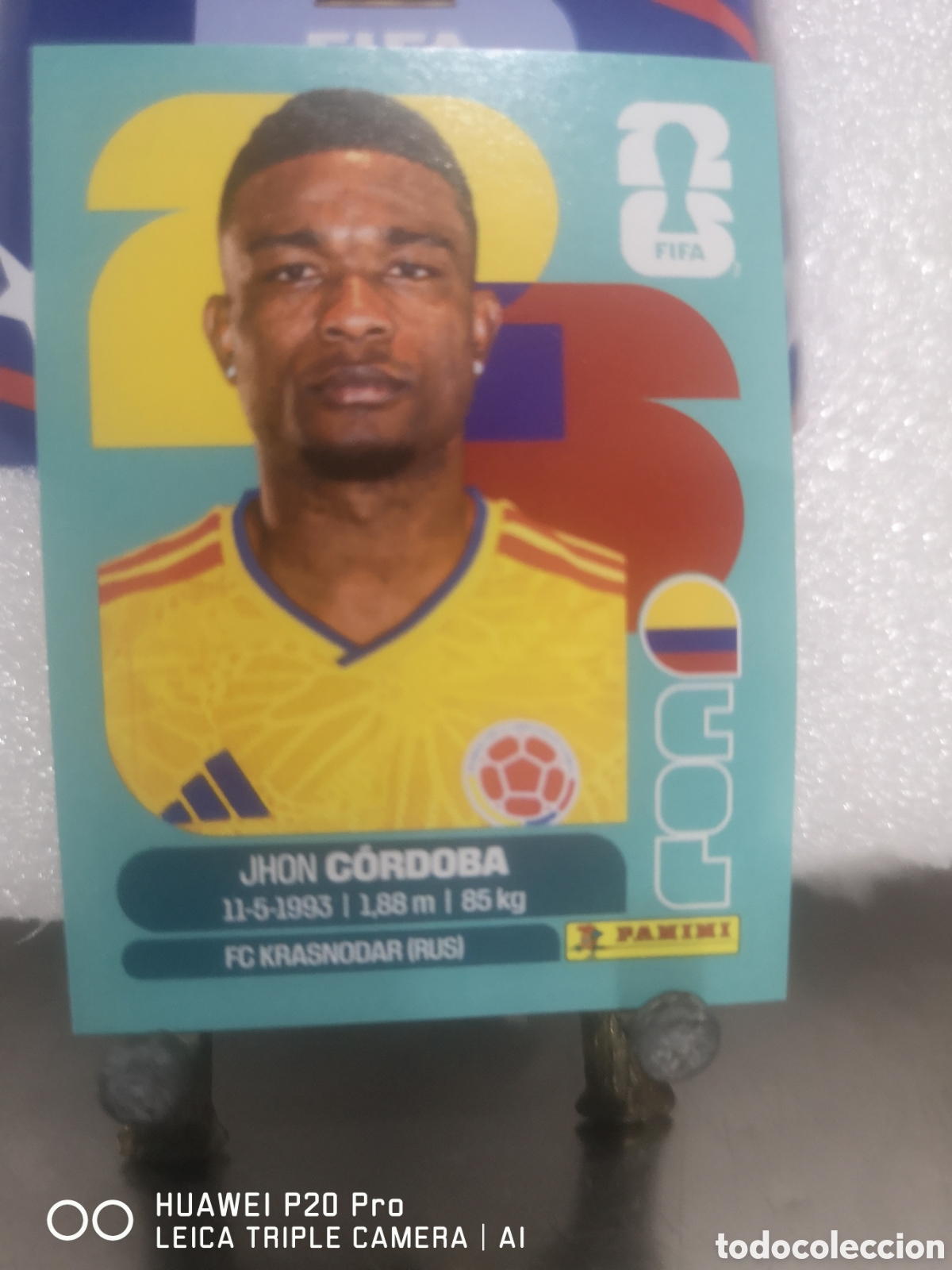 Cromos de F&uacute;tbol: FIFA WORLD CUP MUNDIAL 2026 JHON CORDOBA - COL 18